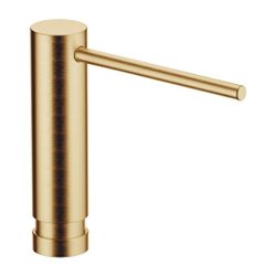 Dornbracht Spender ohne Rosette Ausladung 124mm 500ml, Messing gebürstet 23kt G... DORNBRACHT-82424970-28 4029011901119 (Abb. 1)