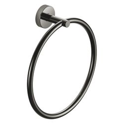 Dornbracht Handtuchring rund 185mm Ausladung 55mm Rosette 40mm, Dark Chrome... DORNBRACHT-83200979-19 4029011999109 (Abb. 1)