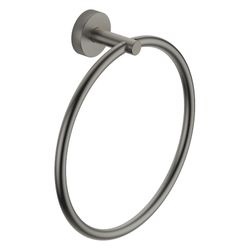 Dornbracht Handtuchring rund 185mm Ausladung 55mm Rosette 40mm, Dark Platinum g... DORNBRACHT-83200979-99 4099477239415 (Abb. 1)