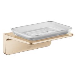 Dornbracht Seifenhalter Kristallglas matt 140x67x103mm Stichmaß 90mm, Light Gol... DORNBRACHT-83410976-27 4099477273747 (Abb. 1)