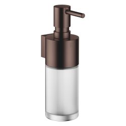 Dornbracht Spender Wandmodell Kristallglas matt 250ml 60x200x96mm, Dark Bronze ... DORNBRACHT-83435970-43 4099477468082 (Abb. 1)