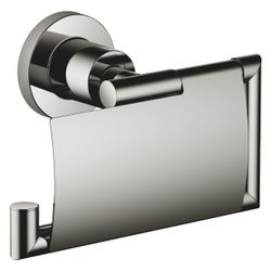 Dornbracht Papierrollenhalter mit Deckel Tara, Ausladung 77mm, Dark Chrome... DORNBRACHT-83510892-19 4029011999383 (Abb. 1)