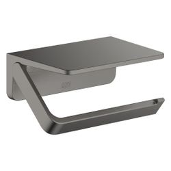 Dornbracht Papierrollenhalter mit Ablage 145x73x103mm Stichmaß 90mm, Dark Plati... DORNBRACHT-83515976-99 4099477273921 (Abb. 1)