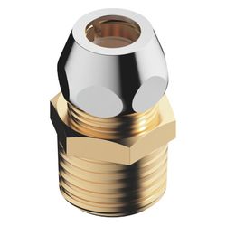Dornbracht Anschluss mit Nippel, 10x3/8", roh vernickelt, 04233003102-07... DORNBRACHT-04233003102-07 4029011076299 (Abb. 1)