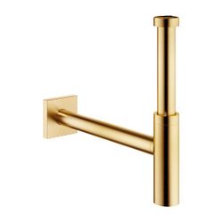 Dornbracht Geruchverschluss 1 1/4" eckig, Messing gebürstet 23kt Gold, 10060780... DORNBRACHT-10060780-28 4029011896286 (Abb. 1)