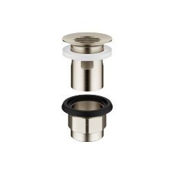 Dornbracht Siebventil für Becken mit Überlauf G 1 1/4", Platin gebürstet... DORNBRACHT-10105970-06 4029011146497 (Abb. 1)
