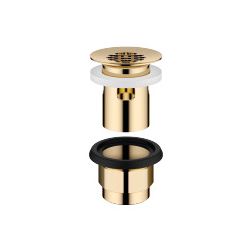 Dornbracht Siebventil für Becken mit Überlauf G 1 1/4", Messing 23kt Gold... DORNBRACHT-10105970-09 4029011146510 (Abb. 1)