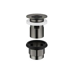 Dornbracht Siebventil für Becken mit Überlauf G 1 1/4", Dark Platinum gebürstet... DORNBRACHT-10105970-99 4029011742743 (Abb. 1)