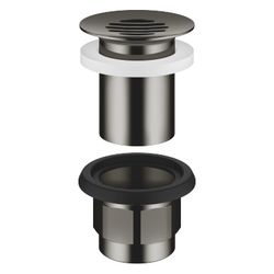 Dornbracht Siebventil für Becken ohne Überlauf G 1 1/4", Dark Chrome... DORNBRACHT-10110970-19 4029011996146 (Abb. 1)