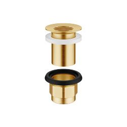 Dornbracht Siebventil für Becken ohne Überlauf G 1 1/4", Messing gebürstet 23kt... DORNBRACHT-10110970-28 4029011896323 (Abb. 1)