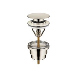 Dornbracht Ablaufgarnitur mit Druckverschluss G 1 1/4" für Becken mit Überlauf,... DORNBRACHT-10125970-08 4029011684852 (Abb. 1)