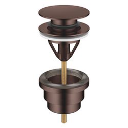 Dornbracht Ablaufgarnitur mit Druckverschluss G 1 1/4" für Becken mit Überlauf,... DORNBRACHT-10125970-43 4099477462691 (Abb. 1)