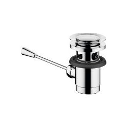 Dornbracht Ablaufgarnitur mit Kniehebel 185mm G 1 1/4" für Becken mit Überlauf,... DORNBRACHT-10300970-00 4029011331060 (Abb. 1)