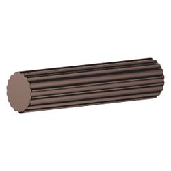Dornbracht Hebel Tara mit linearer Struktur für Waschtischarmaturen, Dark Bronz... DORNBRACHT-11171882-43 4099477462769 (Abb. 1)