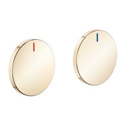 Dornbracht Griffeinsatz CYO rot und blau Set, Messing 23kt Gold... DORNBRACHT-11284811-09 4029011934469 (Abb. 1)