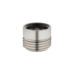 Dornbracht Adapter für Brauseabgang G 3/8"xG 1/2", Platin gebürstet, 12202979-0... DORNBRACHT-12202979-06 4029011432002 (Abb. 1)
