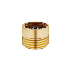Dornbracht Adapter für Brauseabgang G 3/8"xG 1/2", Messing gebürstet 23kt Gold,... DORNBRACHT-12202979-28 4029011896507 (Abb. 1)