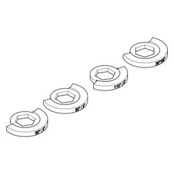 Dornbracht Schwenkbegrenzungsset Begrenzung schwenkbar 30 Grad 45 Grad 60 Grad 1... DORNBRACHT-1282097090 4099477024134 (Abb. 1)