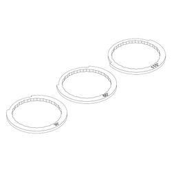Dornbracht Schwenkbegrenzungsset 30/60/110 Grad für Küchenarmaturen, 1282197090... DORNBRACHT-1282197090 4099477141787 (Abb. 1)