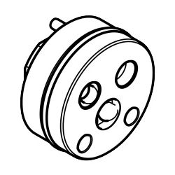 Dornbracht Adapter für vertauschte Wasseranschlüsse, für 35 860 970 90, 12880970... DORNBRACHT-1288097090 4029011855979 (Abb. 1)