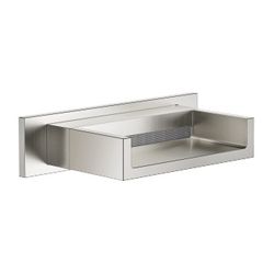 Dornbracht Schwallauslauf Water Fall für Wandmontage Ausladung 120mm, Platin ge... DORNBRACHT-13420979-06 4029011494772 (Abb. 1)