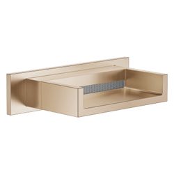 Dornbracht Schwallauslauf Water Fall für Wandmontage Ausladung 120mm, Light Gol... DORNBRACHT-13420979-27 4099477186252 (Abb. 1)