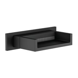 Dornbracht Schwallauslauf Water Fall für Wandmontage Ausladung 120mm, Schwarz m... DORNBRACHT-13420979-33 4029011635335 (Abb. 1)