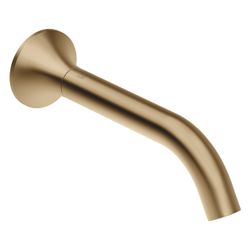 Dornbracht Wannenauslauf Vaia für Wandmontage Ausladung 200mm, Dark Brass gebür... DORNBRACHT-13801809-39 4099477346205 (Abb. 1)