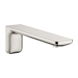 Dornbracht Wannenauslauf Lissé für Wandmontage 210mm, 21,5l/min, Platin gebürst... DORNBRACHT-13801845-06 4029011711459 (Abb. 1)