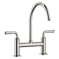 Dornbracht Zweiloch-Brückenbatterie Vaia für Spül-/Profibrause Ausladung 241mm,... DORNBRACHT-19815809-06 4099477166384 (Abb. 1)