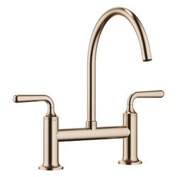 Dornbracht Zweiloch-Brückenbatterie Vaia für Spül-/Profibrause Ausladung 241mm,... DORNBRACHT-19815809-46 4099477166544 (Abb. 1)