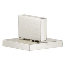Dornbracht Seitenventil Mem, eckig, rechtsschließend, kalt, Hammerschlag Strukt... DORNBRACHT-20004782-08 4099477019703 (Abb. 1)