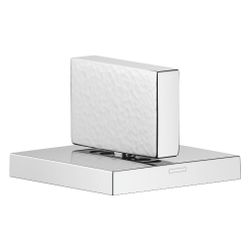Dornbracht Seitenventil Mem, eckig, linksschließend, warm, Hammerschlag Struktu... DORNBRACHT-20004783-00 4099477019765 (Abb. 1)