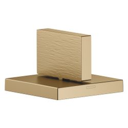Dornbracht Seitenventil Mem, eckig, linksschließend, warm, lineare Struktur, Ro... DORNBRACHT-20005783-39 4099477399591 (Abb. 1)