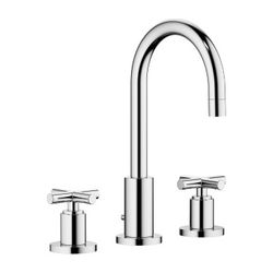Dornbracht Waschtisch-Dreilochbatterie Tara mit Ablaufgarnitur, schwenkbar, 135... DORNBRACHT-20710892-00 4029011519666 (Abb. 1)