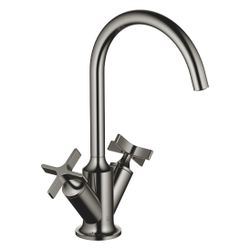 Dornbracht Waschtisch-Einlochbatterie Vaia mit Ablaufgarnitur, schwenkbar, Ausl... DORNBRACHT-22513809-19 4099477043975 (Abb. 1)