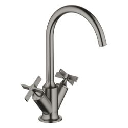 Dornbracht Waschtisch-Einlochbatterie Vaia mit Ablaufgarnitur, schwenkbar, Ausl... DORNBRACHT-22513809-99 4099477043951 (Abb. 1)