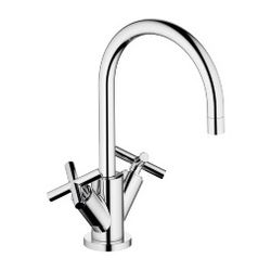 Dornbracht Waschtisch-Einlochbatterie Tara mit Ablaufgarnitur, schwenkbar, 165m... DORNBRACHT-22513892-00 4029011519161 (Abb. 1)