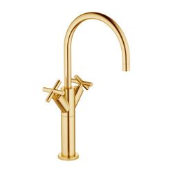 Dornbracht Waschtisch-Einlochbatterie Tara, erhöhter Standfuß, 200mm, max. 7l/m... DORNBRACHT-22533892-28 4029011897504 (Abb. 1)