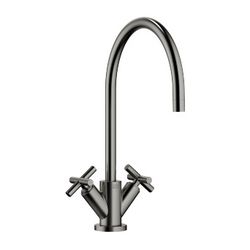Dornbracht Einlochbatterie Tara schwenkbar, Ausladung 235mm, max. 7l/min, Dark ... DORNBRACHT-22815892-99 4029011924910 (Abb. 1)