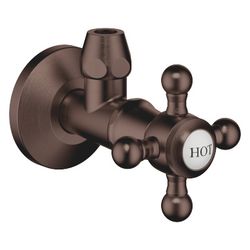 Dornbracht Eckventil Madison Rosette 60mm Porzellanplättchen Hot, Dark Bronze g... DORNBRACHT-22900361-43 4099477488639 (Abb. 1)
