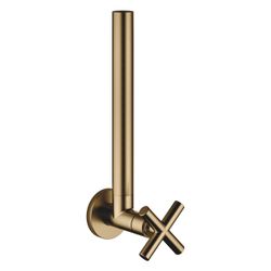 Dornbracht Eckventil Tara, Rosette 55mm, Schlauchabdeckung 200mm, Dark Brass ge... DORNBRACHT-22900892-39 4099477346786 (Abb. 1)