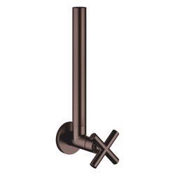 Dornbracht Eckventil Tara, Rosette 55mm, Schlauchabdeckung 200mm, Dark Bronze g... DORNBRACHT-22900892-43 4099477463551 (Abb. 1)