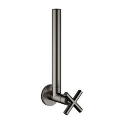 Dornbracht Eckventil Tara, Rosette 55mm, Schlauchabdeckung 200mm, Dark Platinum... DORNBRACHT-22900892-99 4029011818516 (Abb. 1)
