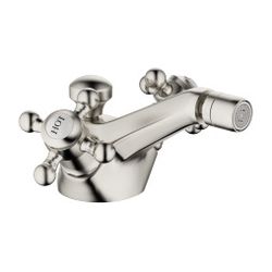 Dornbracht Bidet-Einlochbatterie Madison mit Ablaufgarnitur, Ausladung 125mm, P... DORNBRACHT-24510360-06 4029011203787 (Abb. 1)