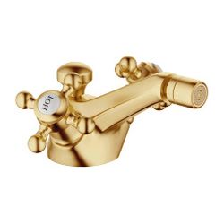 Dornbracht Bidet-Einlochbatterie Madison mit Ablaufgarnitur, Ausladung 125mm, M... DORNBRACHT-24510360-28 4029011897580 (Abb. 1)
