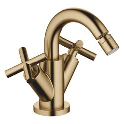 Dornbracht Bidet-Einlochbatterie Tara, mit Ablaufgarnitur, Ausladung 124mm, max... DORNBRACHT-24510892-39 4099477346793 (Abb. 1)