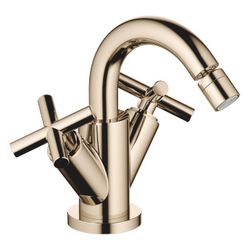 Dornbracht Bidet-Einlochbatterie Tara, mit Ablaufgarnitur, Ausladung 124mm, max... DORNBRACHT-24510892-47 4099477031521 (Abb. 1)