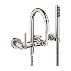 Dornbracht Wannenbatterie Tara für Wandmontage mit Schlauchbrausegarnitur, 240m... DORNBRACHT-25133882-06 4029011521546 (Abb. 1)