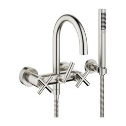 Dornbracht Wannenbatterie Tara für Wandmontage mit Schlauchbrausegarnitur, 240m... DORNBRACHT-25133892-06 4029011521621 (Abb. 1)